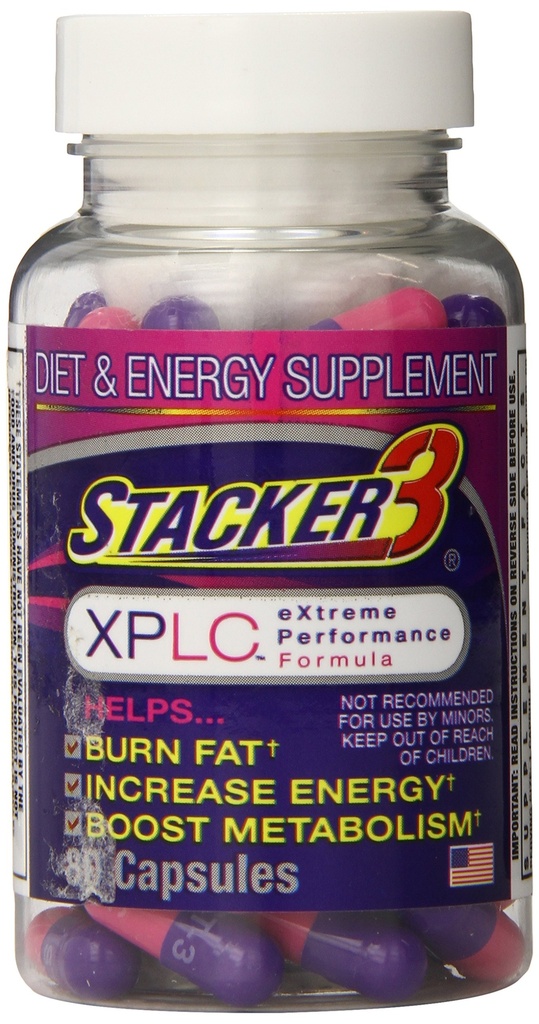 Oryginalny wzór Stacker 3 XPLC Extreme Performance, 80 kapsułki