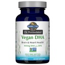 Ogród Życia Omega 3 Vegan DHA Suplementy Dr. Spreparowane Vegan DHA, 400mg DHA & 90mg DPA w postaci triglicerydów z jednego źródła, Omega 3 Suplement dla zdrowia kobiet i mężczyzn, 30 Softgels