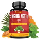 Stinging Nettle Extract Kapsułki z Boswellia, Turmeric & Saw Palmetto - 2 Miesiące dostaw do stawów, Zarządzanie ciałem, Skóra, Włosy i odporność