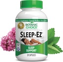 Botaniczny wybór Sleep- Ez- Potężny mieszanka Valerian Extract, Melatonina, Chops, Kava Kava i balsam cytrynowy pomóc Foster Sen bez Groginess (30 kapsułki)