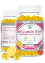 Lunakai USA Made Gummies Kolagen dla kobiet i mężczyzn ponad 50, Biotin & Witamina C, Wspomaga elastyczność skóry, Siła włosów i paznokci, Wspólne wsparcie, 60ct