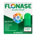 Flunaza Ulga alergiczna Nasal Spray, 24-godzinna Alergia Lekarska, Metered Nasal Spray - 72 Spray - Upadek i Sezonowa ulga alergiczna