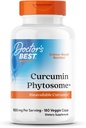 Lekarze Najlepsza Curcumin Phytosome, Biodostępny Curcumin, Non-GMO, Gluten Free, Soy Free, Vegan, 1000mg, 180 Veggie Caps