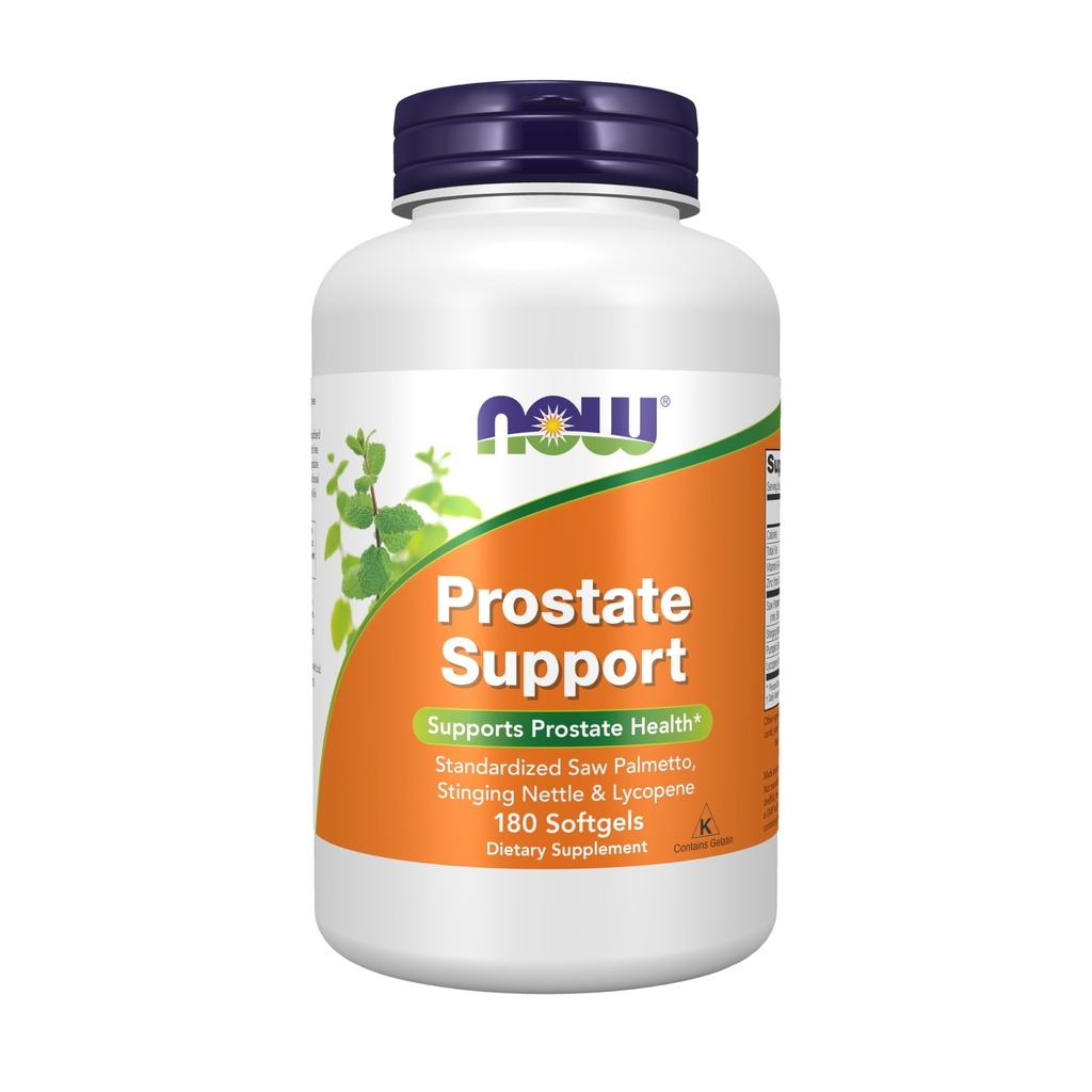TERAZ Suplementy, Wsparcie Prostate, Wsparcie Prostate, ze standaryzowanym piłą Palmetto, Stinging Nettle & Lycopene, 180 Softgels