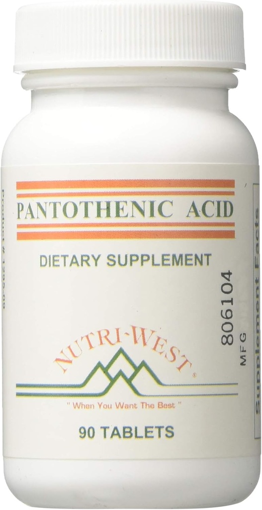 Nutri- West - Kwas pantotenowy 90 Tabletki