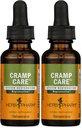 Herb Pharm Cramp Care Liquid Herbal Extract w celu wsparcia zdrowego cyklu menstruacyjnego - 1 unce (Opakowanie 2)