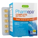Igennus Pharmepa Complete EPA 668mg & DHA 334mg Omega-3 Kwasy tłuszczowe 1000mg, IFOS Certified, rTG Form, High Potency Fish Oil Plus Omega- 6 & 9 z GLA Evening Primrose Oil, Lemon Flavor, 60 Softgels