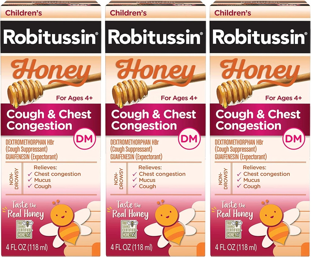 Robitussin Honey Cough & Chest Congestion DM