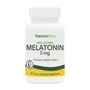 Natury Plus Melatonina 5 mg - 90 Tabletki szybko działające - Wegan, Gluten Free - 90 Służb