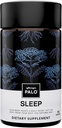 PALO Sleep & Stress Support - Melatonine- Free Vegan Suplement z organicznym Valerian Root, L- Theanine, Magnezu, Rumianku, Lemon Balm & Passionflower - 90 Kapsułki