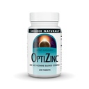 Źródło Naturals OptiZinc Cynk Metionina Sulotan Complex & Dietetyczny Suplement - 240 Tabletki