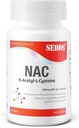 Suplementy, N- Acetyl Cysteine (NAC) 600mg, 60 Kapsułki Veg - Non-GMO, Gluten Free