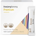 Daejang Sarang (Premium, 30 Sticks) - Psyllium Husk Dietetyczny Fiber Suplement do Żywieniowego Zdrowia i Zaparcia Relief. Składniki naturalne oparte na plantacjach, łagodna formuła 4,960mg.
