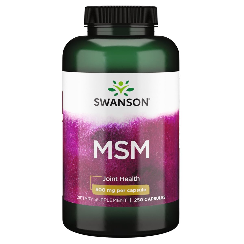 Swanson Msm 500 Miligramów 250 Kapsułek