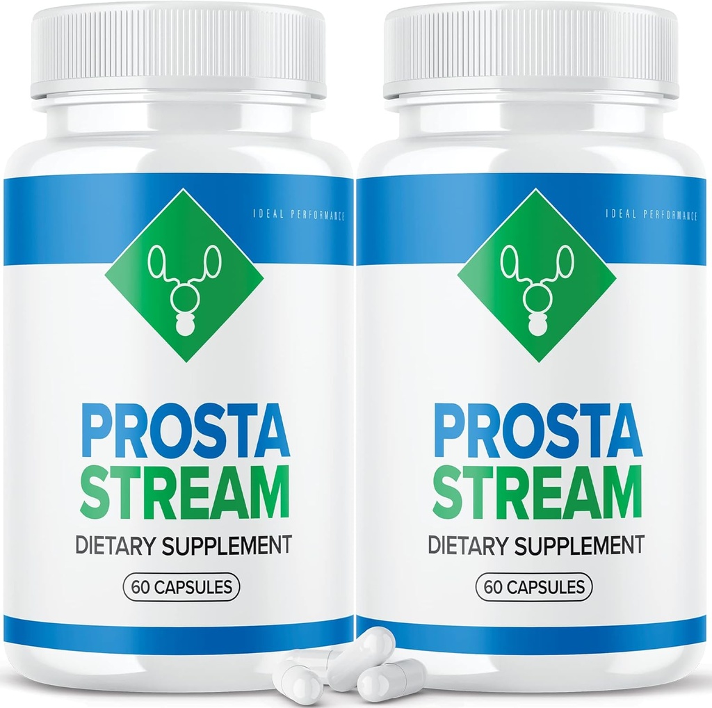 Idealna wydajność (2 opakowania) Prosta Stream Prostate Supplement Prostastream Pills (120 kapsułek)