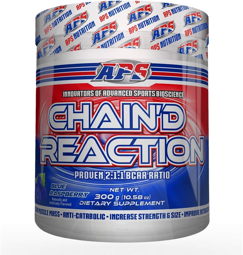 Reakcja łańcuchowa - Ultimate BCAA Acid Acid Assistance for Muscle Growth, Blue Malina, 300 Gram