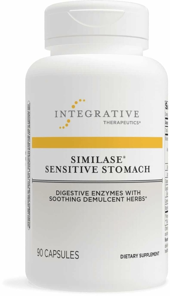 Interaktywna Terapeutyka Dubase Sensitive Stomach - Wsparcie dla czułych żołądków * - Darmowy & Wegan - 90 Kapsułek (45 Sług)