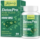 1000 MG Delikatne Detox Cleanse, Wysokiej mocy, Gut Cleanse & Detox Kapsułki dla kobiet i mężczyzn, Naturalne Detoksykacji, Colon, Wątroba, Przeciwutleniacz i Pomocnicze, 60 Kapsułki