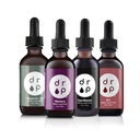 Dodatki do kropli minerałów organicznych, Elderberry, witaminy B12 i witaminy D3 + K2 Krople