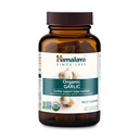 Himalaya Organic Garlic - Ziołowy suplement do metabolizmu lipidów i wsparcia immunologicznego - Wegan, Non-GMO, Gluten Free, 1400 mg, 60 Caplets