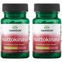 Swanson Nattokinase 2000 Fibrinolytic Units 100 Milligrams 30 Capsules Enzyme (2 Pack)