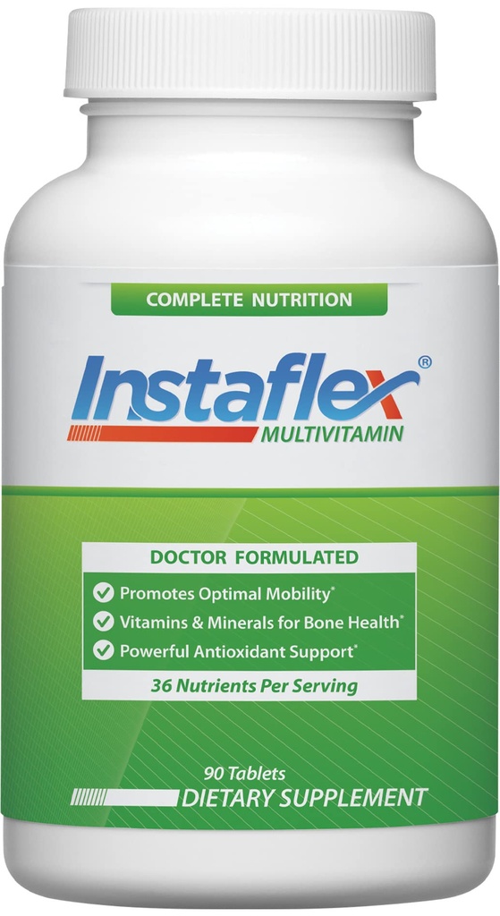 Instaflex Multivitamin - Joint Support Supplement, Wsparcie mobilności i zdrowia kości, 90 tabletek