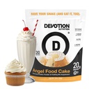 Deviation Nutrition Angel Food Cake Protein Powder for Shakes, Piekarnictwo, Naleśniki, Desery - 20g Isolate serwatki i mieszanka białka kazeiny - No Added Sugar, Niskie węglowodany, Gluten- Free, Keto- Friendly z MCT - 2lb