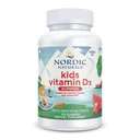Nordic Naturals Witamina D3 Gummies Dzieci, Dziki Arbuz Splash - 120 Gummies - 400 IU Witamina D3 - Bone Health, Zdrowy Immunitet - Nie-GMO, Wegetarianin - 120 Służenie