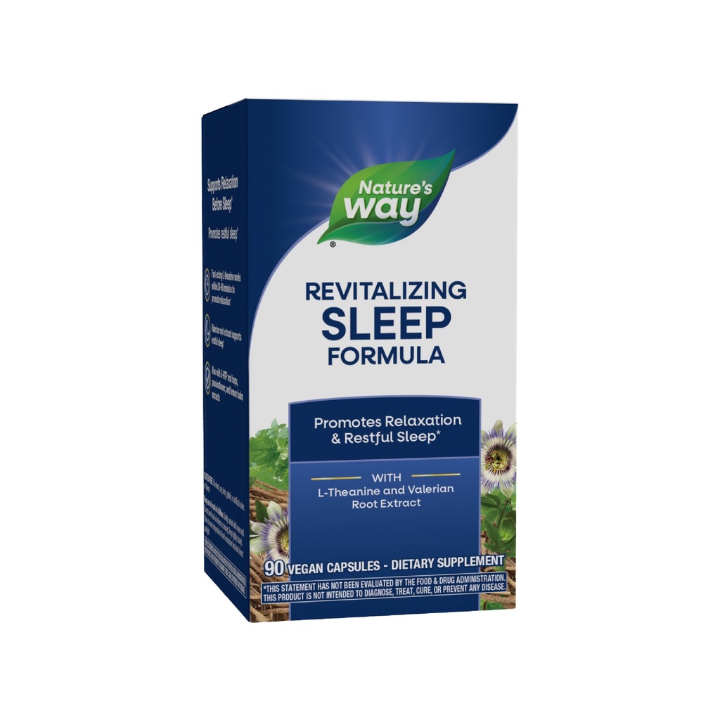 Nature 's Way Fatigued to Fantastic! Revitalizing Sleep Formuła, Promotes Resteful Sleep *, 90 kapsułki