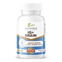 ZEN LIFE HERB IQ + Mózg - bez kawy, Klinicznie Tested Focus, Koncentracja, Pamięć i Energia, Naturalny Plant-oparty na Ziołowy Suplement, Nie Dodano Witaminy / Minerały / Grzyb / Cukier (60 Softgels)