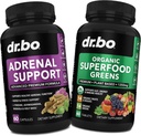 Wsparcie nadnerczy & Organic Superfood Zielone & Suplementy owocowe - Daily Energy Super Food Fruits and Veggies Supples Tablets Plus Żywność roślinna