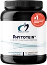 Designs for Health Phytotein Vegan Protein Powder - 20g Organic Rice, Sacha Inchi, Pumpkin Seed, Sunflower Seed & Pea Protein Powder - Creamy Texture, Chocolate Plant Protein (510g)