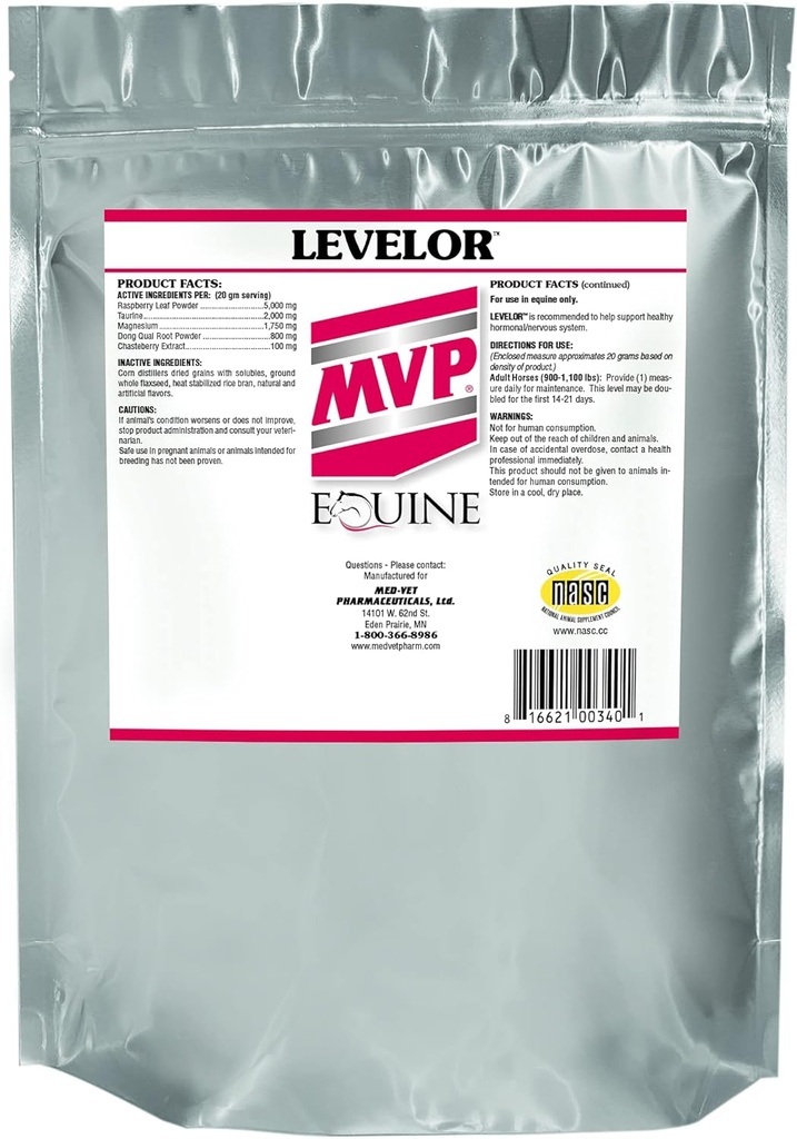 Levelor (2,65 lb) dla zrównoważonych zachowań u koni