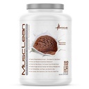 Żywienie metaboliczne - Musclean - Milkshake, wysokobiałkowa substytucja serwatki, odżywka podtrzymująca, niskowęglowodany, dieta Keto, enzymy trawienne, czekolada, 5 funtów (50 ser)
