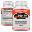 Focus Pep- Over The Counter Stymulants to Speed Up Natural 124; Badanie Alternatywne i najlepsze suplementy energii dla Nootropic Mózg Boosting, 60 Pigułki