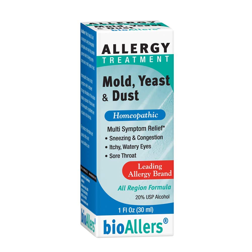 NaturalCare by bioAllers Allergy Treatment Homeopatic Formuła może pomóc Relieve Sneezing, Zatory, Swędzenie, Wysypki i Wodne Oz 1 Fl (371400702017)