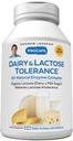 ANDREW LESSMAN Dairy i Laktoza Tolerancja 240 Kapsułki - Wzmacnianie Naturalnego Spożycia Mleka i Laktozy. Łagodne, potężne, All- Naturalne Enzymy Pomoc Unikać GI dyscomfort w trawieniu. Brak dodatków