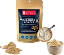 Ocean 's Balance Clean Taste of Maine Sea Moss Powder (4oz) - Surowy, Wildcrafted, Premium Quality - Wspiera Detox, Digestive Health, System immunologiczny, Skóra i włosy według naturalnego wyboru