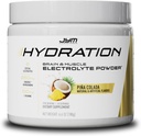 JYM Hydration Pina Colada Proszek, Wydajne elektrolity, Potas, Sód, Magnez, dla mężczyzn i kobiet, Theanine, Ashwaganda, Theanine, 40 Sługi