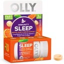 OLLY Immunitet Sleep szybko rozpuszcza, 3 mg melatoniny, witaminy C, Citrus Flavor, 30 Day Supply - 30 Count