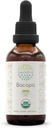 HerbEra Bacopa B60 USDA Organiczne nalewki 124; Ekstrakt wolny od alkoholu, Wysokiej mocy zioła Dropy, Relaksacja, Pozytywny efekt kognitywny Bacopa (Bacopa Monnieri) Suszony Herb (2 fl oz)