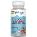 SOLARAY Cool Cayenne Pepper 40,000 HU z rzeźnikami Broom for Healthy Circulation Support