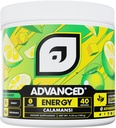 Zaawansowana Energia - Wzmacniacz energii Formuła z elektrolitami do hydrolizy - L- Theanine do walki z Jitters - Bez cukru i Keto Friendly - No Maltodextrin (40 Sług) (Calamansi)