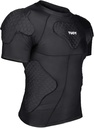 TUOY Męski wyściełana koszulka ochronna Koszulka Rib Chest Protector for Football Paintball Baseball