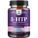 5 HTP Supplement 5- Hydroxytryptofan - 5HTP 100mg na serwowanie łagodnego uśpienia ziołowego i wzmacniania nastroju - 5-HTP 100 mg na serwowanie suplementu nastroju i wsparcia snu kapsułki z Griffonia Simplicifolia