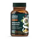 Gaia Herbs Metabolic Activator - Natural Energy Supplement for Metabolic Support - Made with Panax Notoginseng & Astragalus Extract - Free from Dairy, Soy & Gluten - 60 Kapsułek (60 Sług)