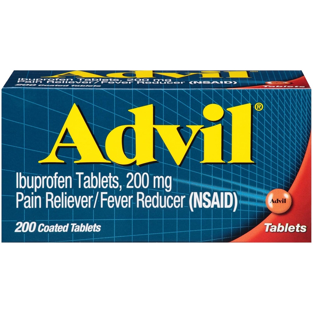 Advil 200 mg tabletki powlekane 200 ea (opakowanie po 3)