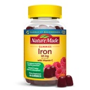 Nature Made Iron 18 mg na porcję z witaminą C, Suplement diety do wsparcia czerwonych krwinek, 60 Gummies, 30 Day Supply