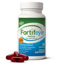 Fortifeye Focus Eye Care Supples 30 Softgel Kapsułki - Potrójny karotenoid Włączając Astaksantynę, Luteinę i Zeaksantyny Suplementy, Witaminy oka, Wspiera Oczy Fatigue i Blue Light Protection