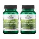 Swanson Ultimate Ashwagandha KSM- 66 - Herbal Supplement Supplement Supplement Supplement Healthy Stress Levels & Relaxation - Natural Formula to Promote a Calm & Relaxed Mindset - (60 Veggie Capsules, 250mg Each) (2 Pack)